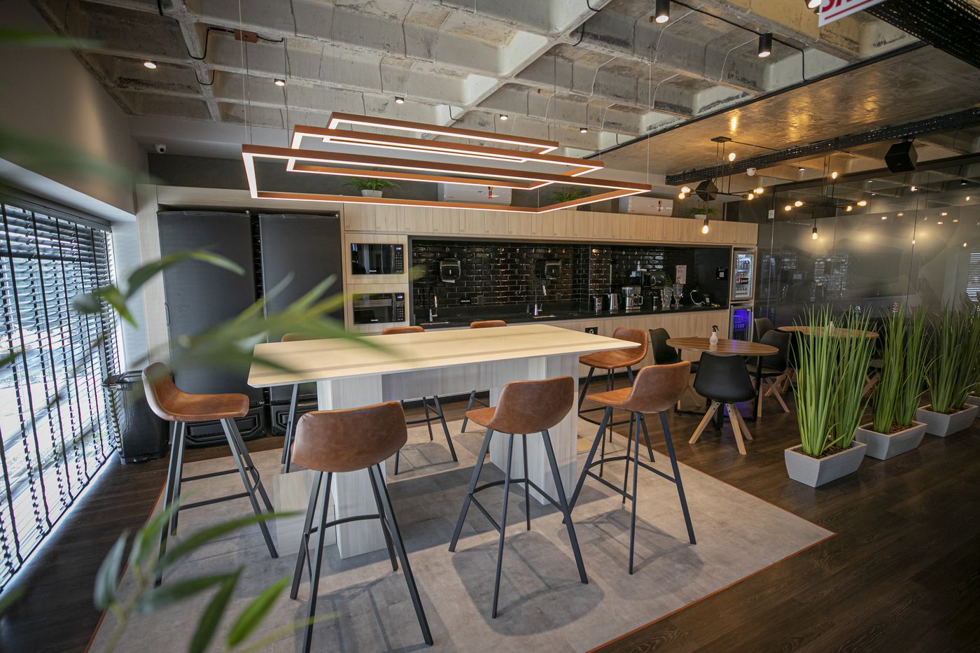Copa compartilhada do WorkHub Coworking